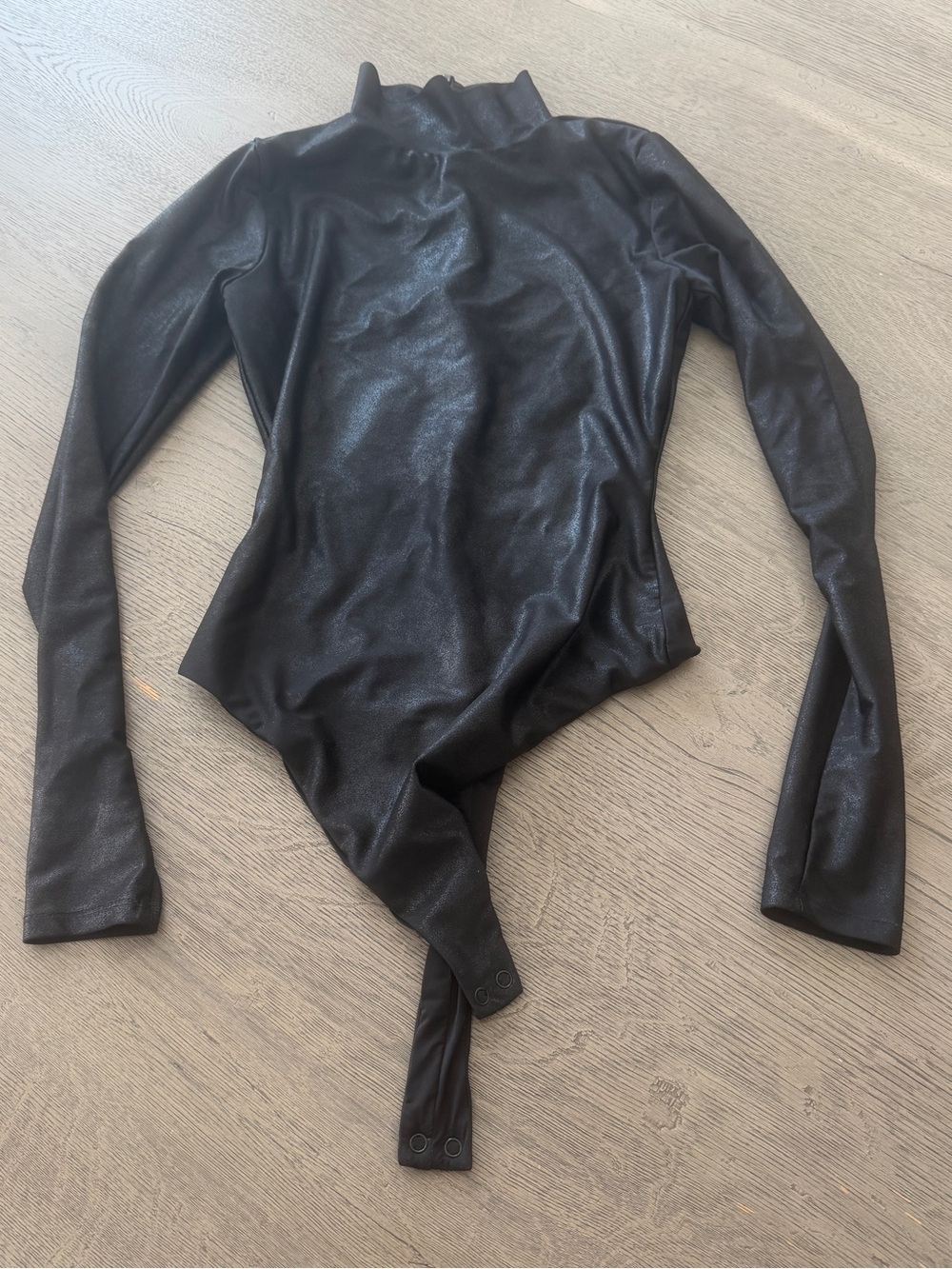Naked Wardrobe Mockneck Body Suit Size S